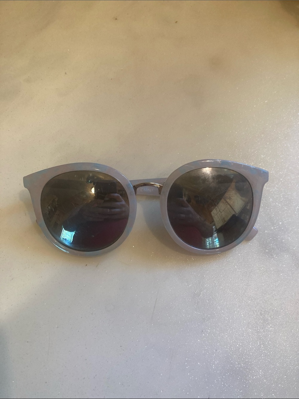 $3/$10 BUNDLE SALE. Round Pale Pink and Blue Sunglasses